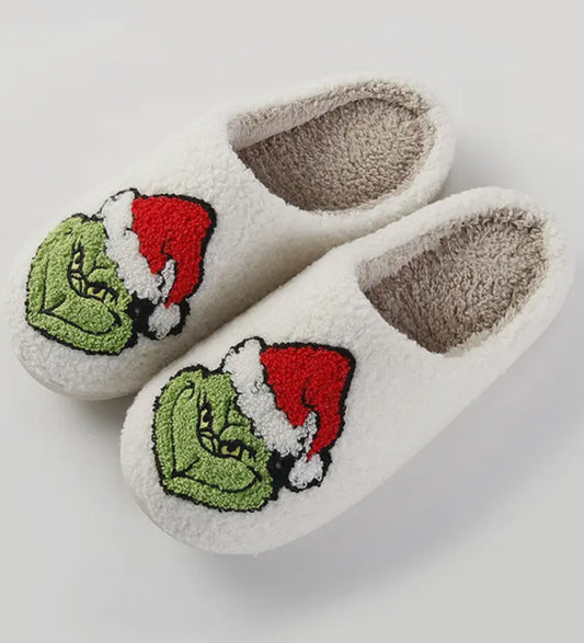 Grinch Slippers - Red