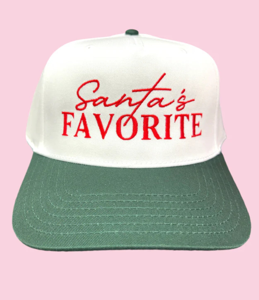 Santa’s Favorite Canvas Trucker Hat