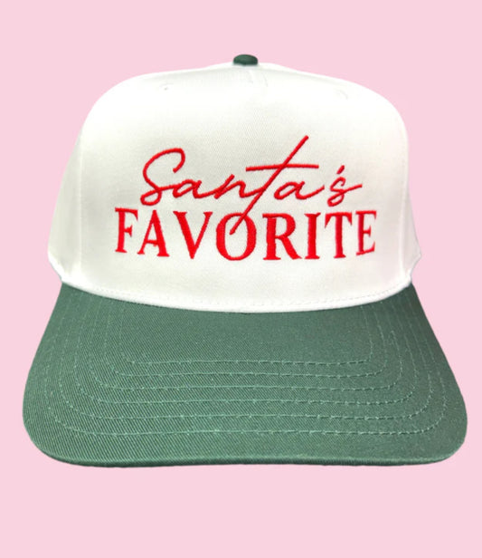 Santa’s Favorite Canvas Trucker Hat