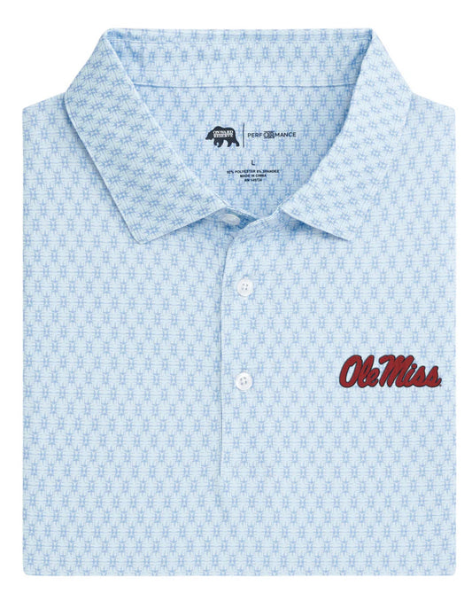 Ole Miss Tents Printed Performance Polo - Open Air Onward Reserve