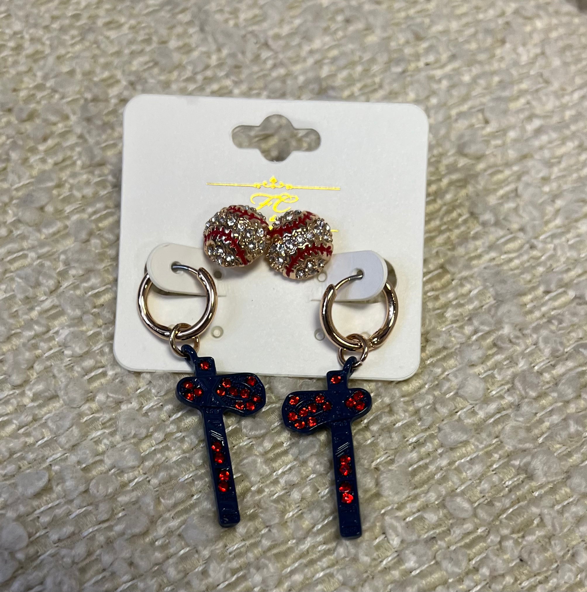 Two Pack Tomahawk Earrings