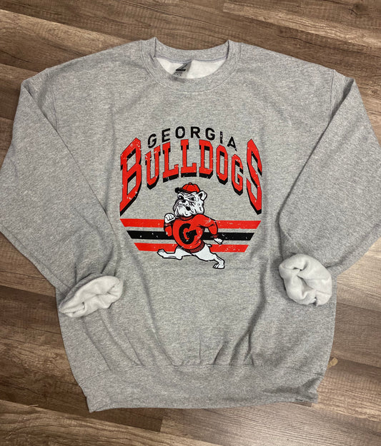 Georgia Bulldogs Vintage Distressed Sweatshirt