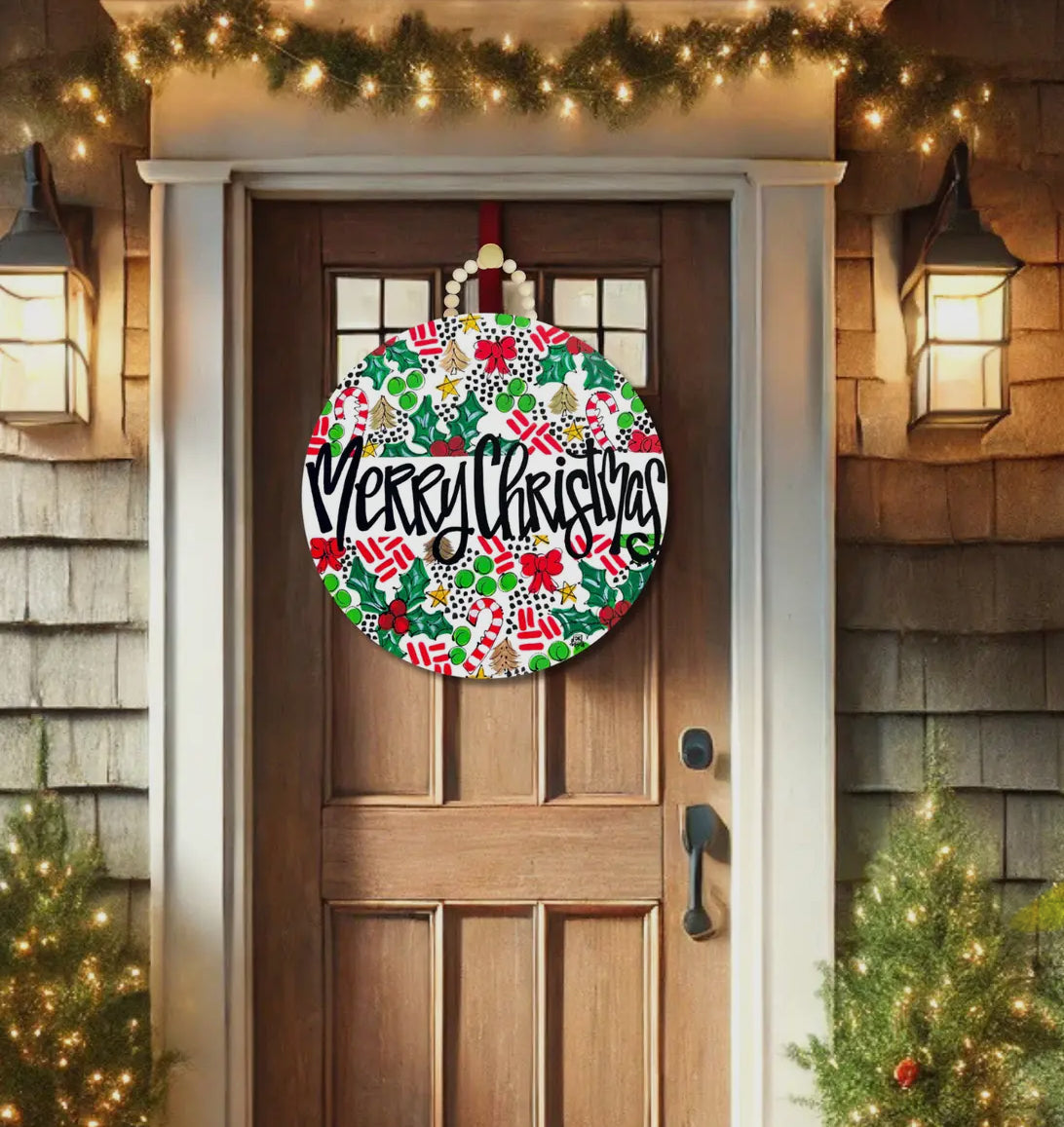 Merry Christmas Door Hanger