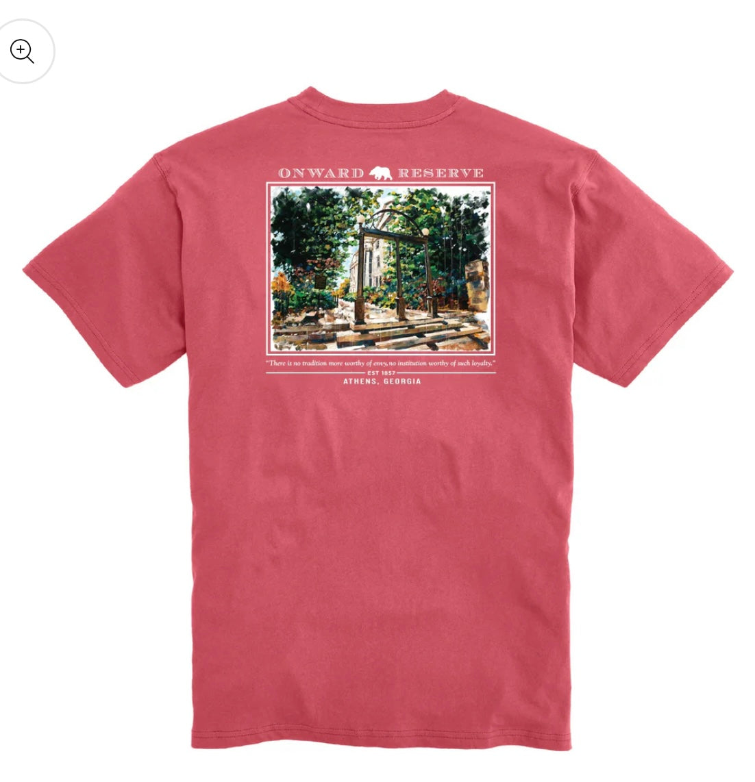 Georgia Arch Tee - Washed Red Onward Reserve