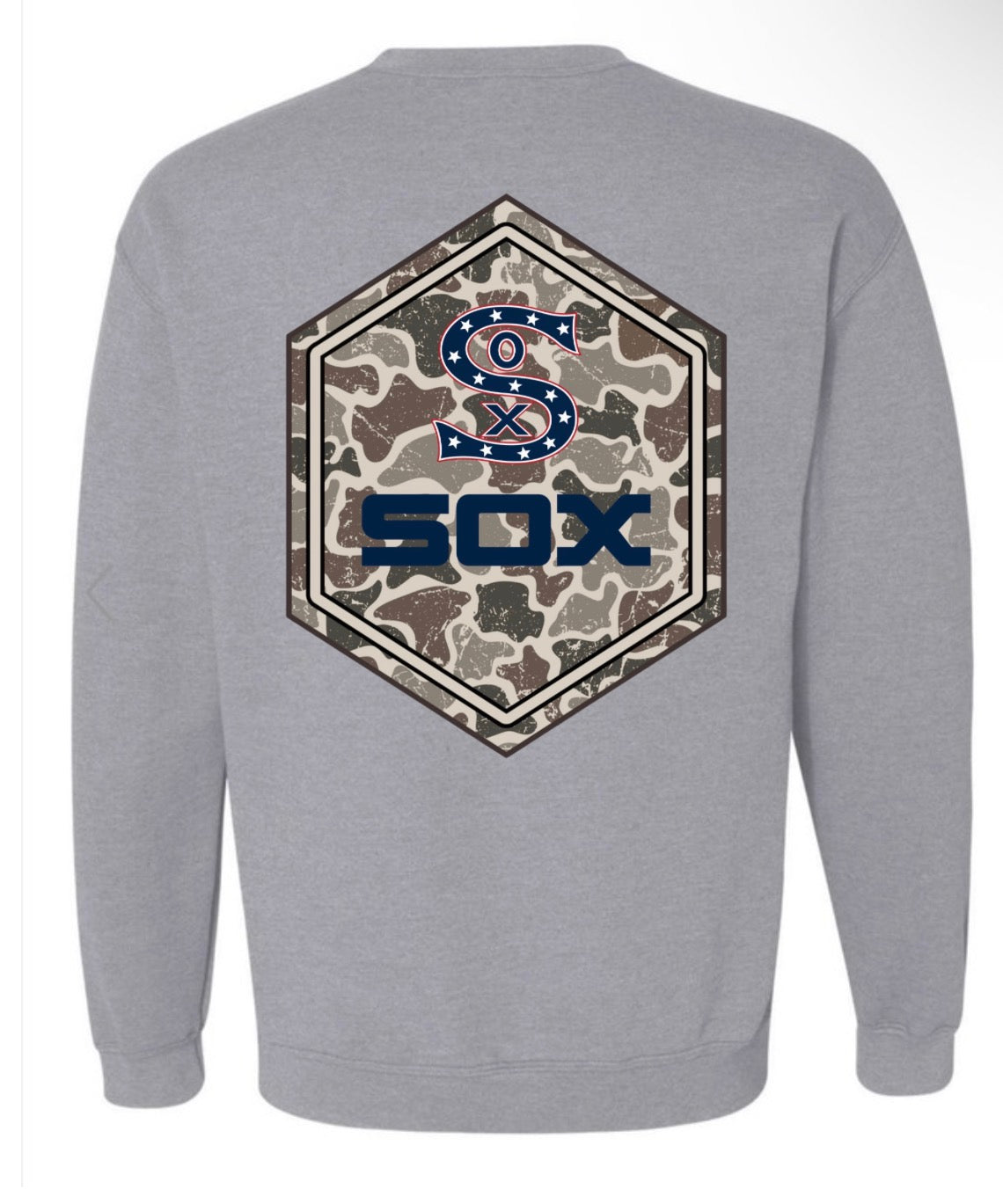Sox Camo front/black on grey