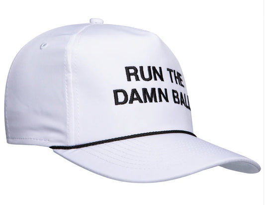 Black/White Run The Damn Ball Rope Hat Onward Reserve