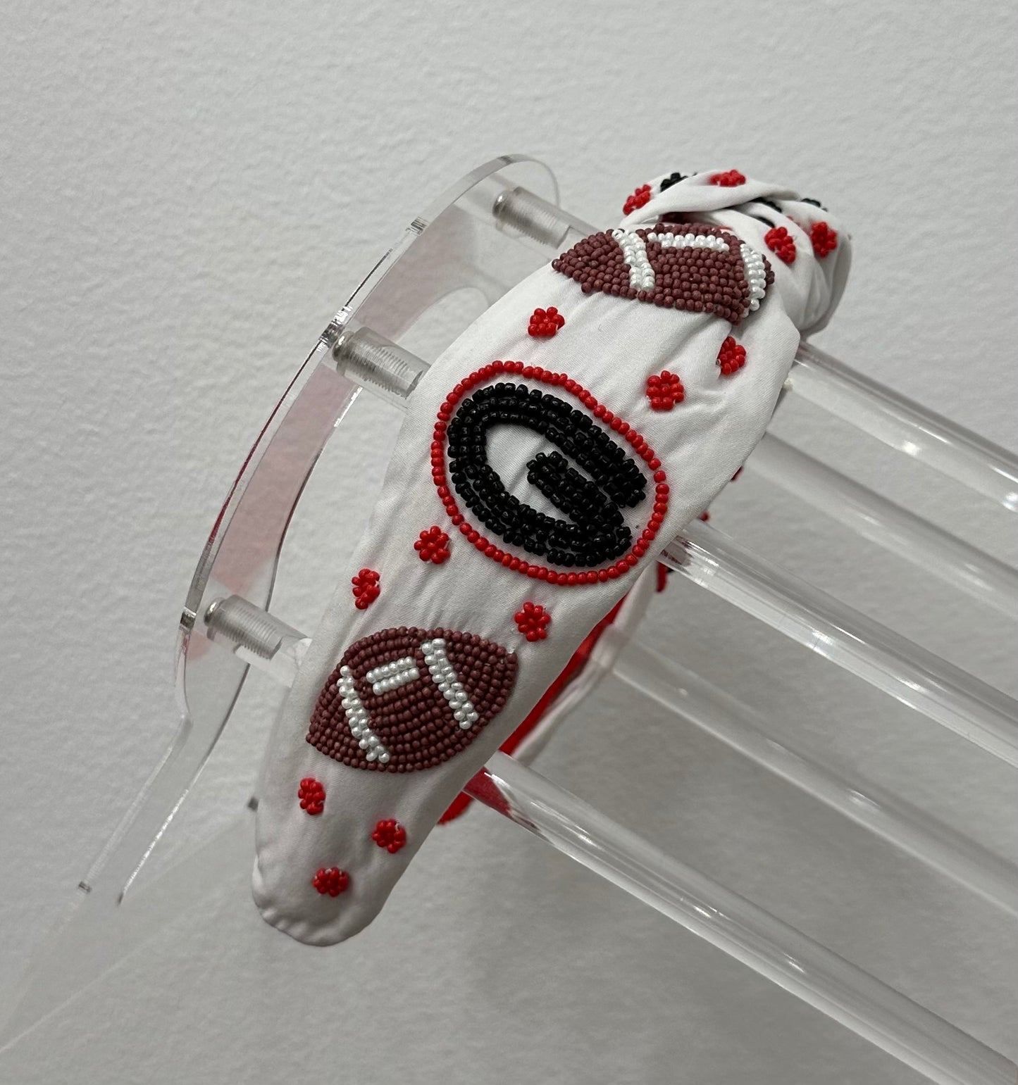 Georgia Football Beaded Headbands