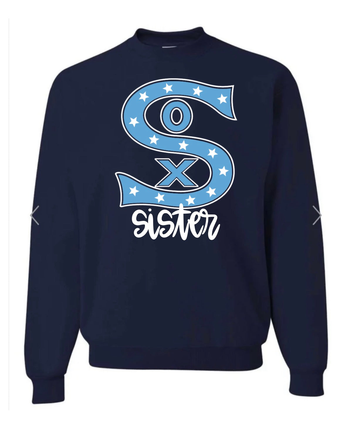 Sox Sister on navy