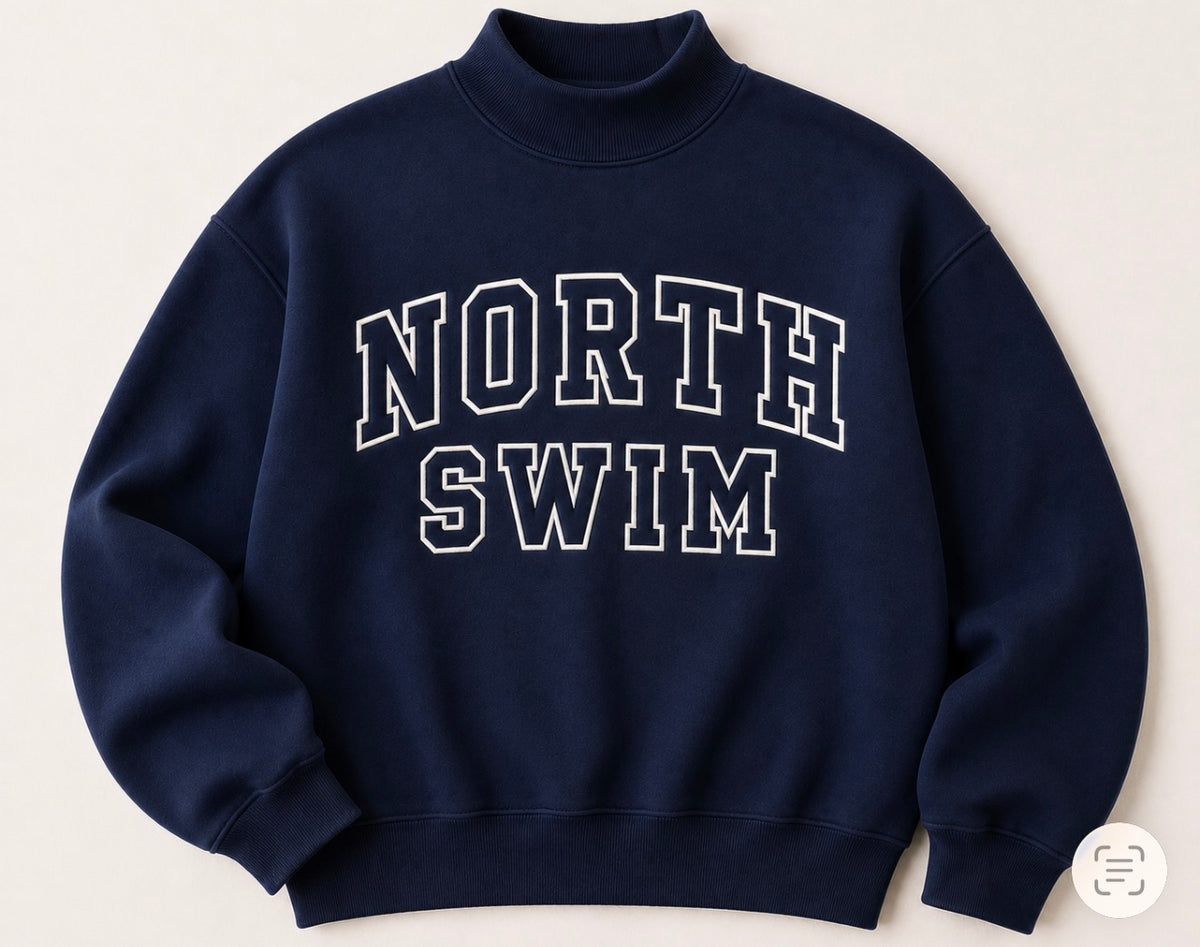 NORTH SWIM OUTLINE MOCKNECK