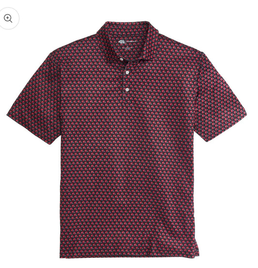 Georgia Helmet Printed Performance Polo Onward Reserve