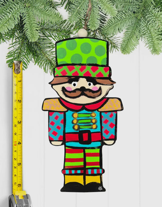 Green Nutcracker Ornament