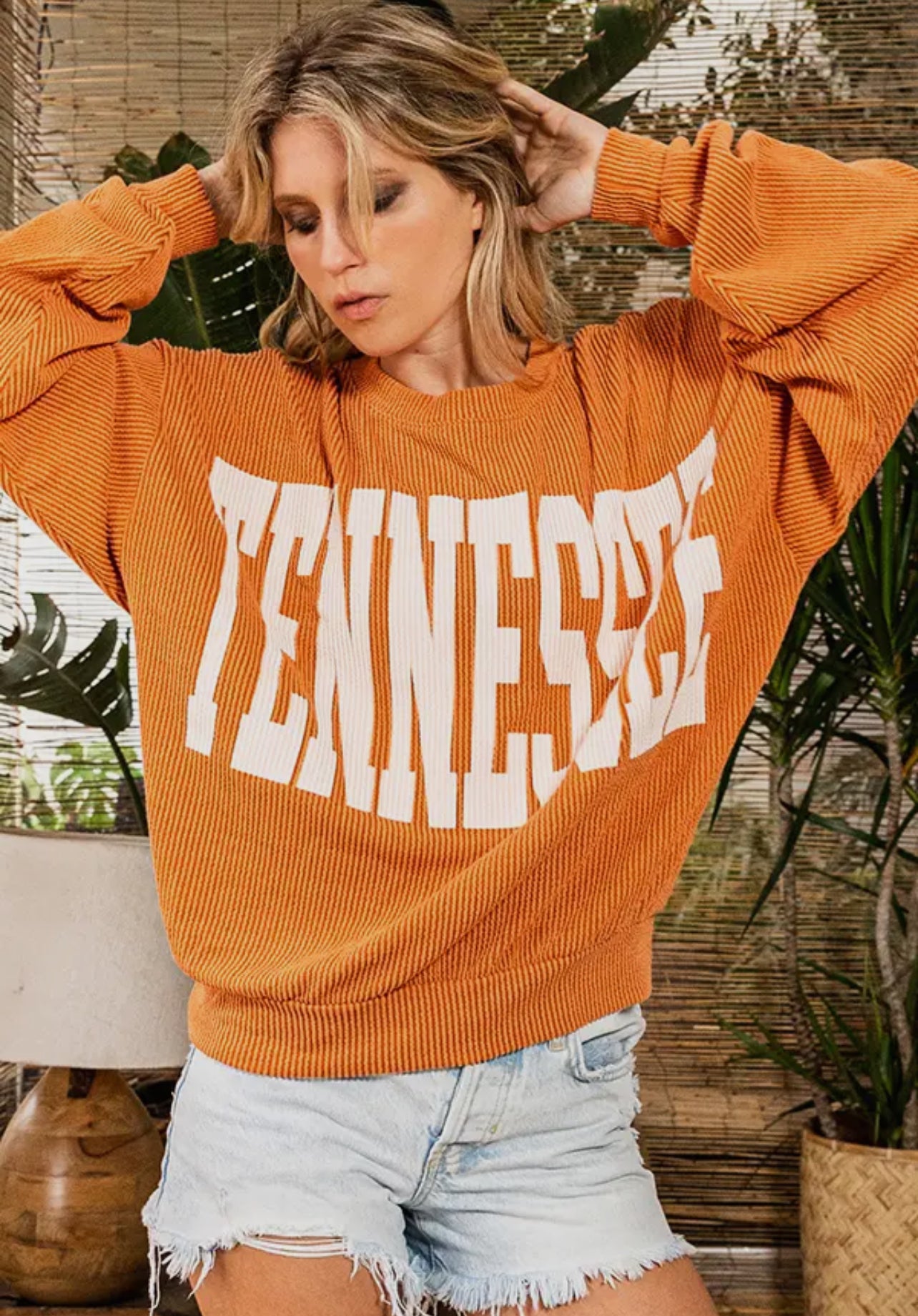 Tennessee Comfy Oversized Graphic Sweatshirt