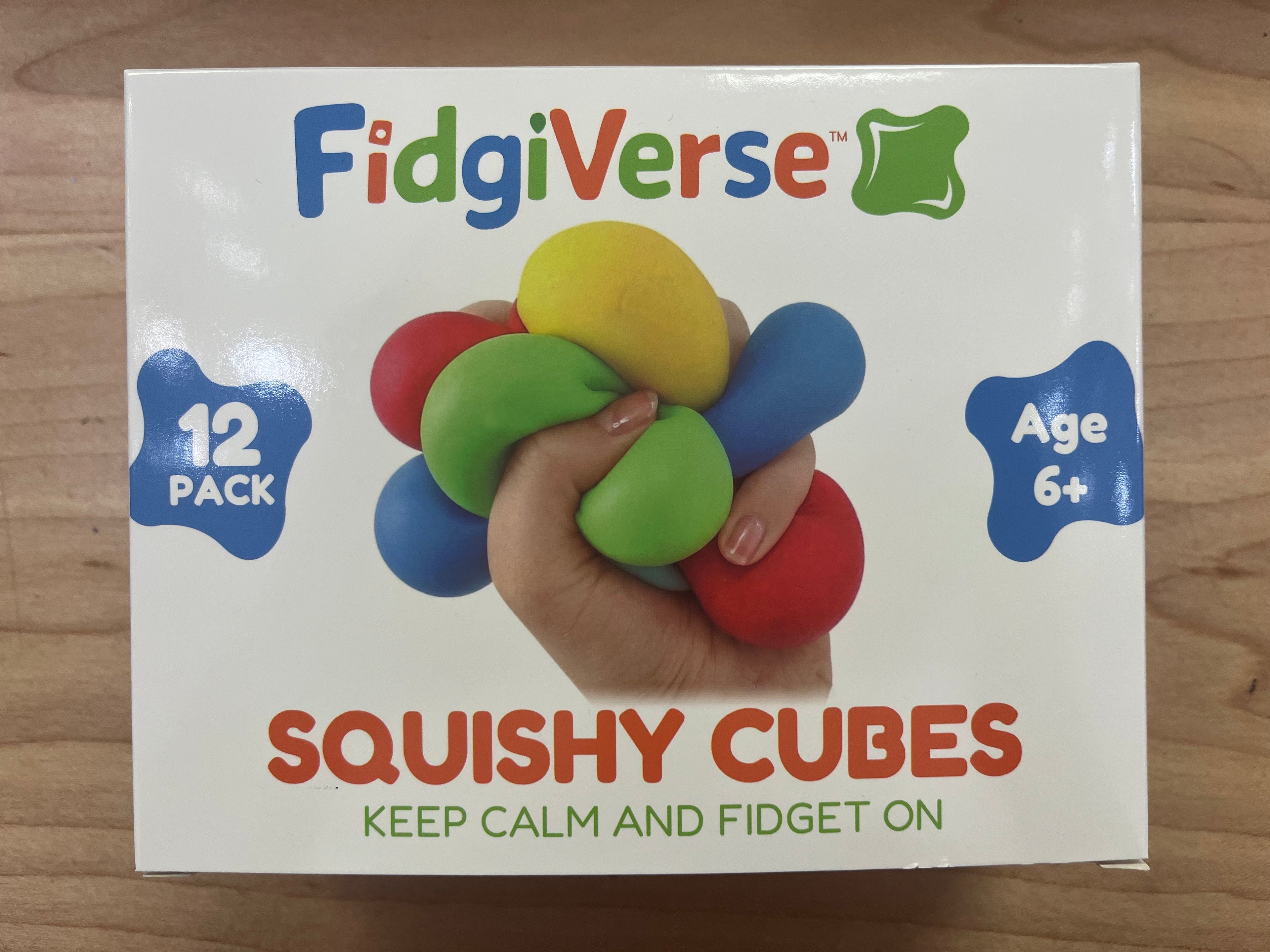 Fidget Verse 12 Pack mini squishy cubes