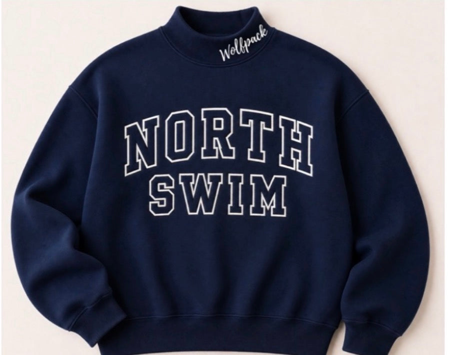 NORTH SWIM OUTLINE MOCKNECK
