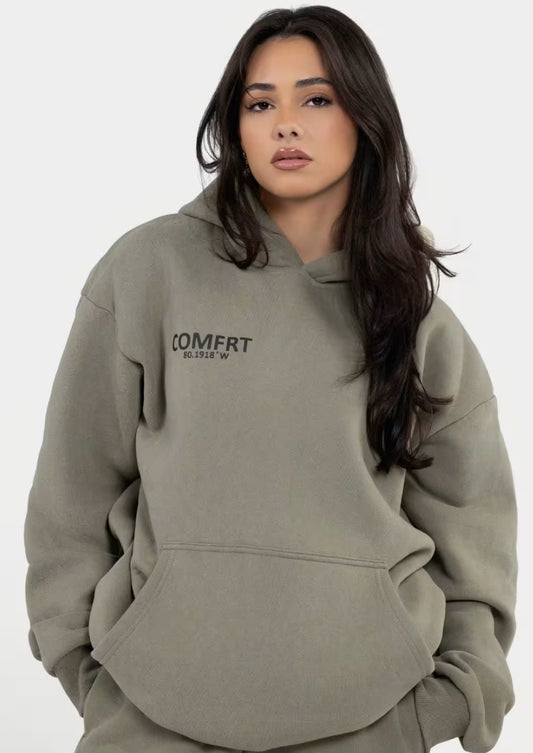 Comfort Coordinate Hoodie - Moss