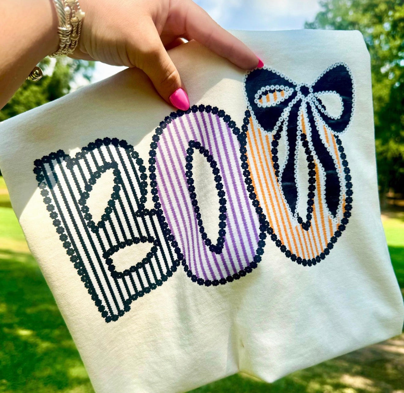 Boo seersucker Flash Sale Tee