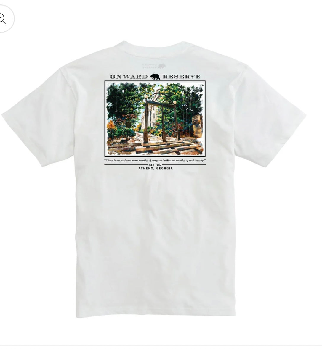 Georgia Arch Tee - White Onward Reserve