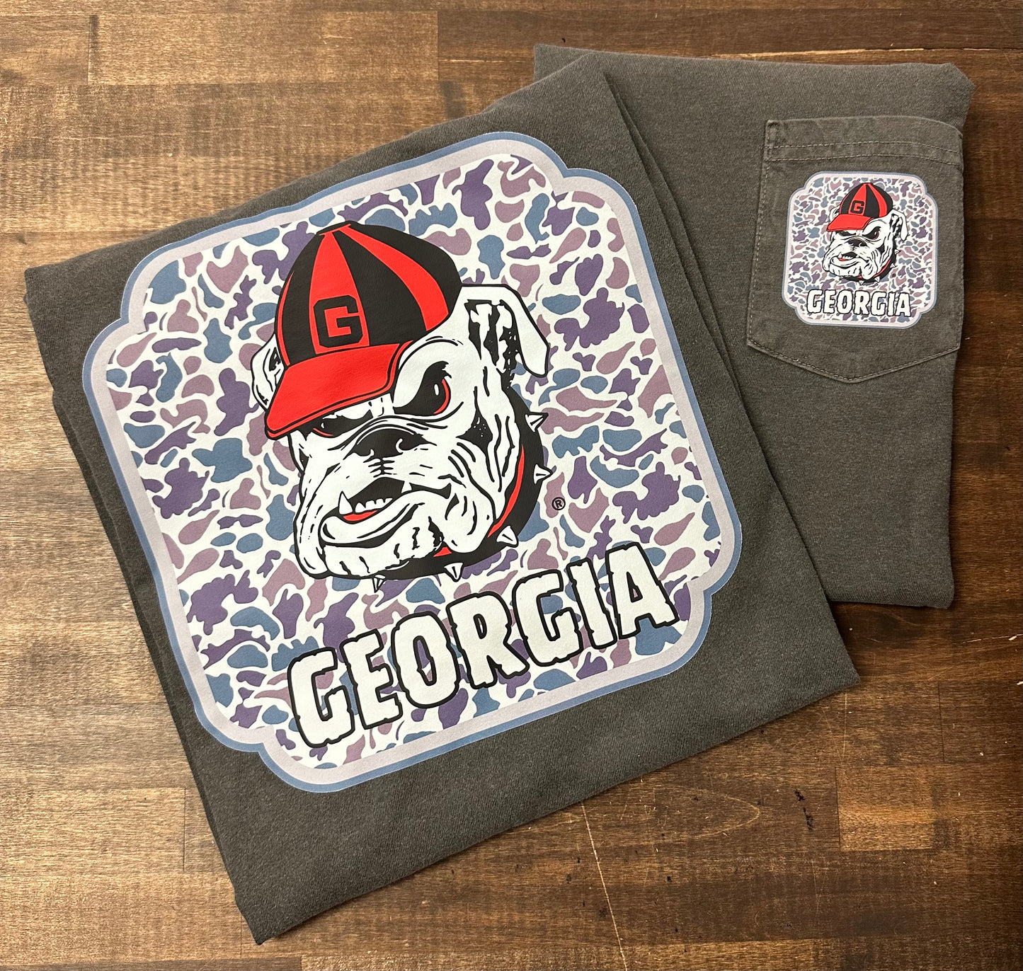 UGA Camo Pocket Tee