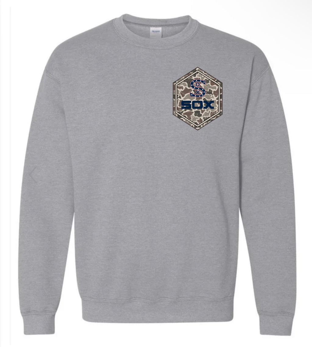 Sox Camo front/black on grey