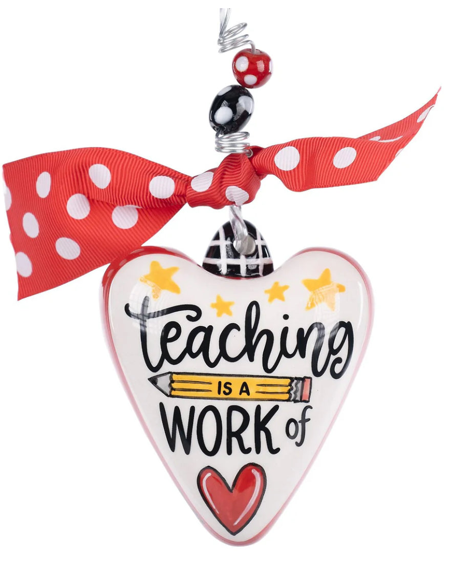 Teaching Heart Ornament