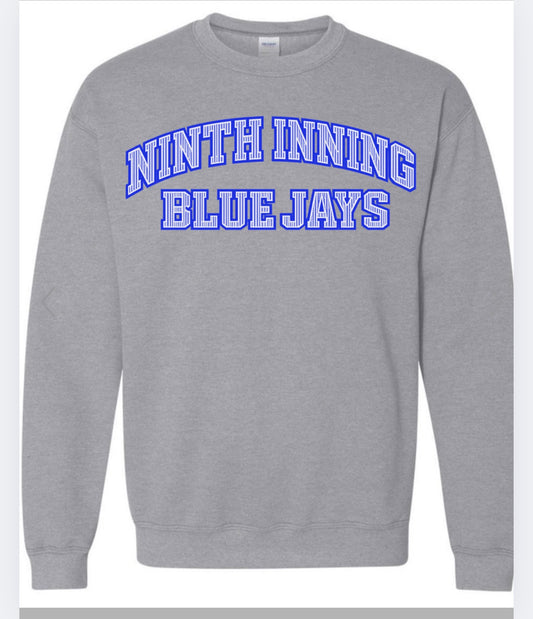 Ninth Inning Blue Jays Grey Sweatshirt