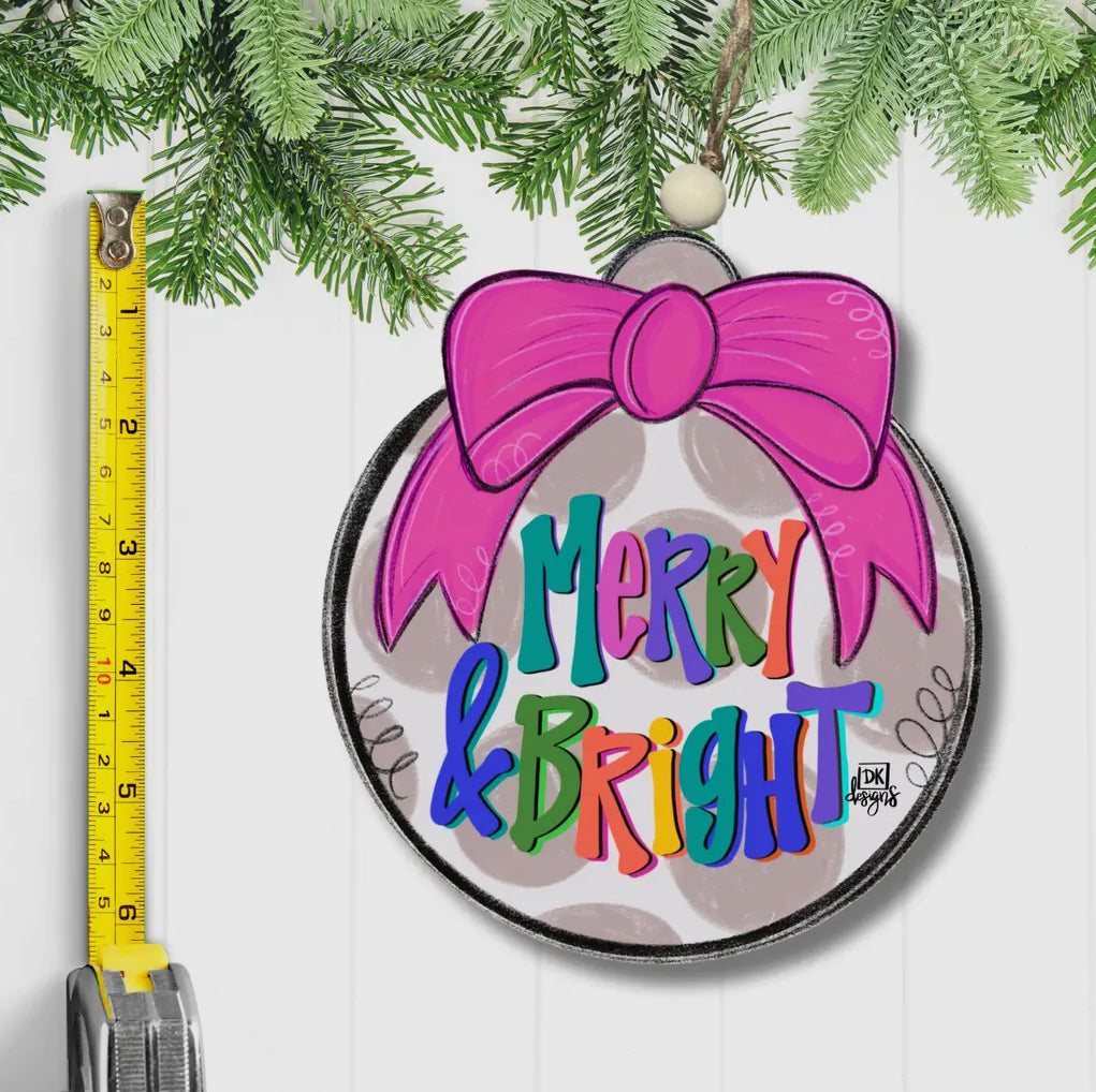 Merry & Bright Ornament