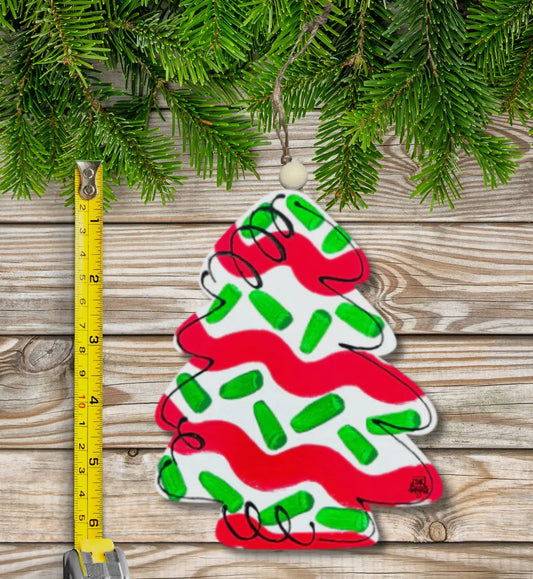 Christmas Tree Cake Ornament