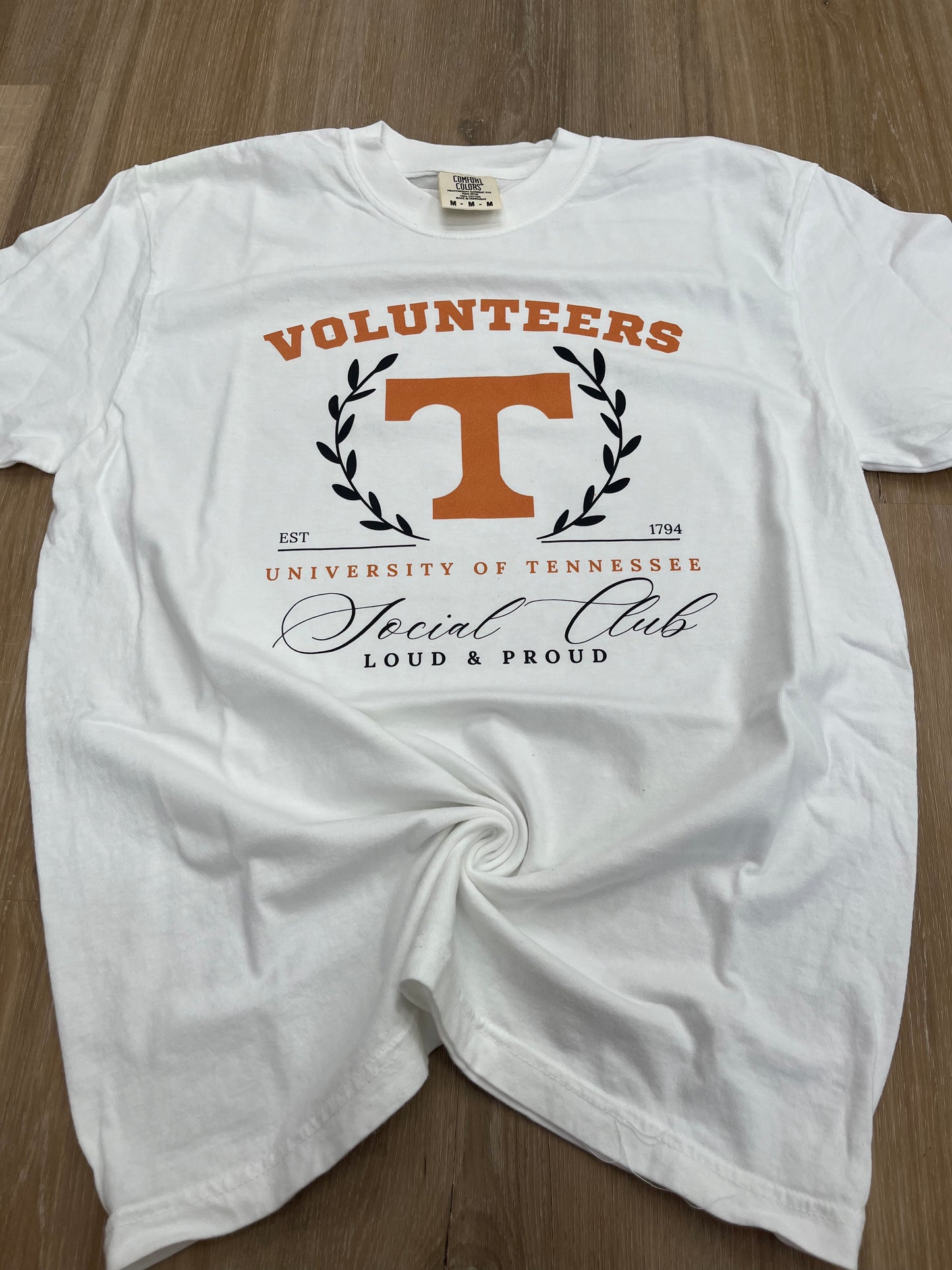 Tennessee Volunteers social club cc tee