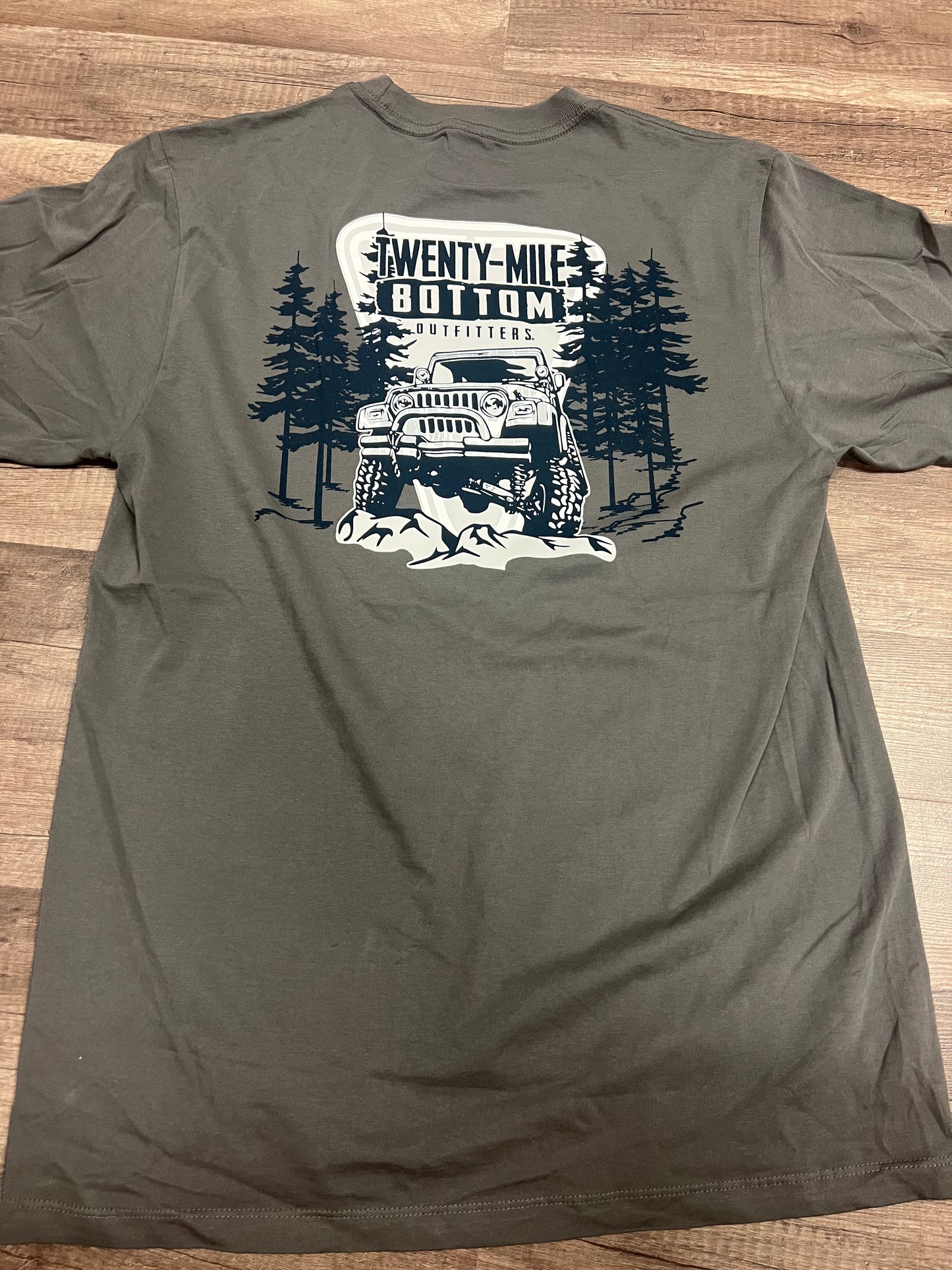 Camo Jeep Pocket Tee - 20 Mile Bottom Outfitters