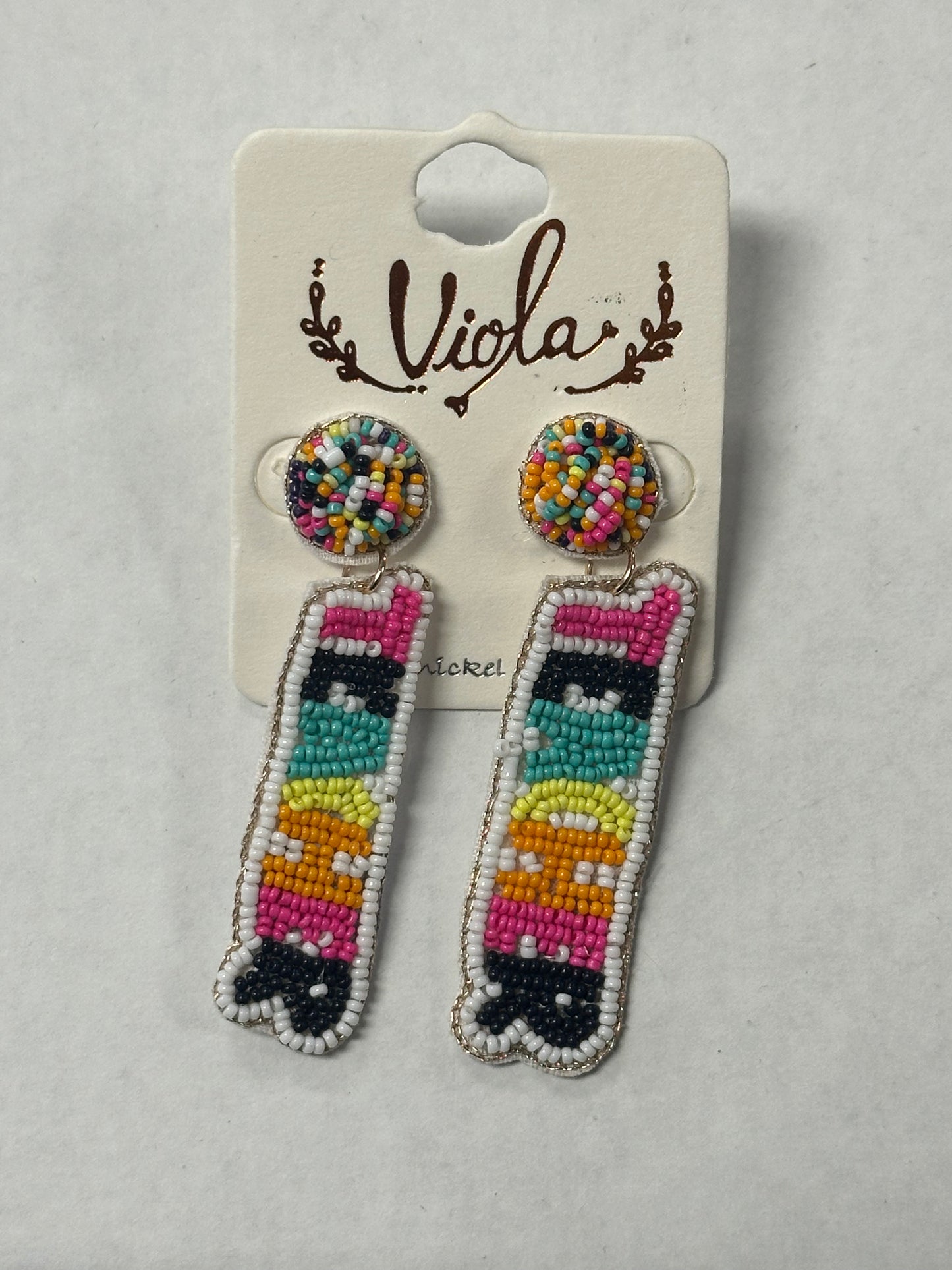 Teacher Beaded Earrings