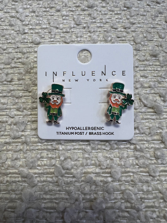 Leprechaun Stud Earrings