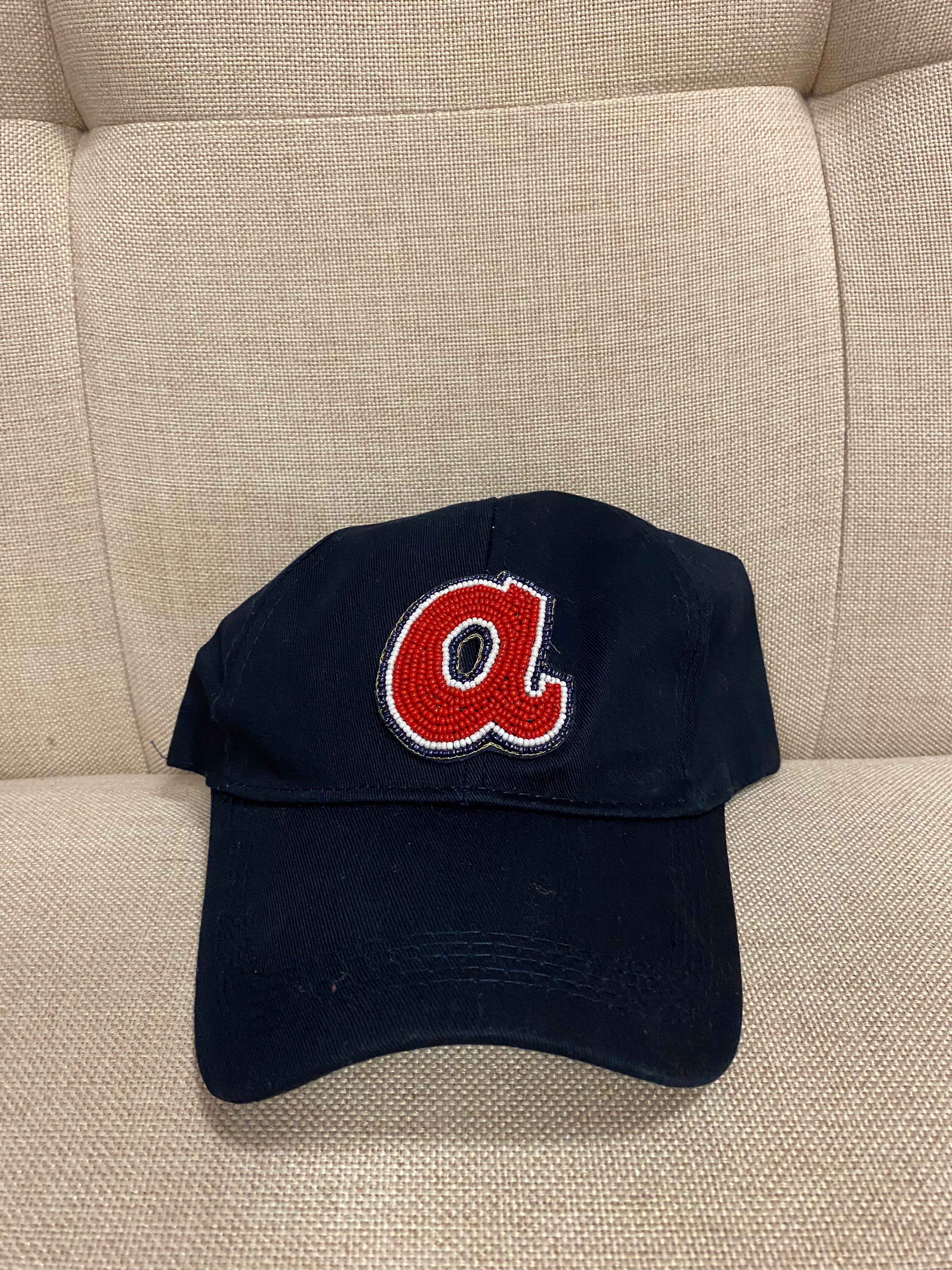 Retro A Navy Baseball Adjustable Cap
