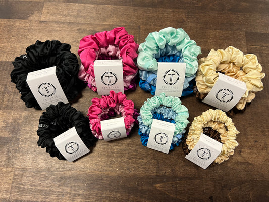 Teleties Silk Scrunchies