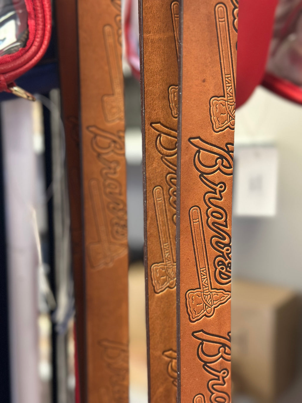 Braves Leather Belt