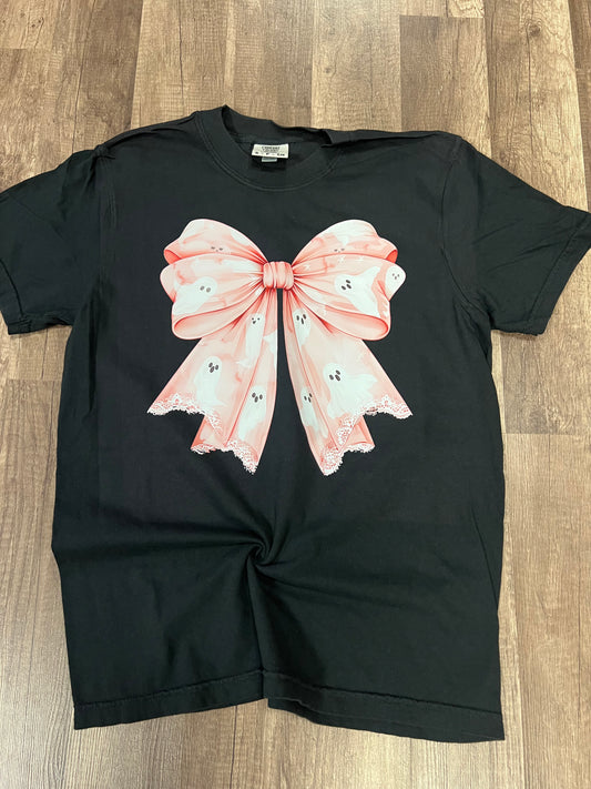 Ghost Pink Bow cc tee