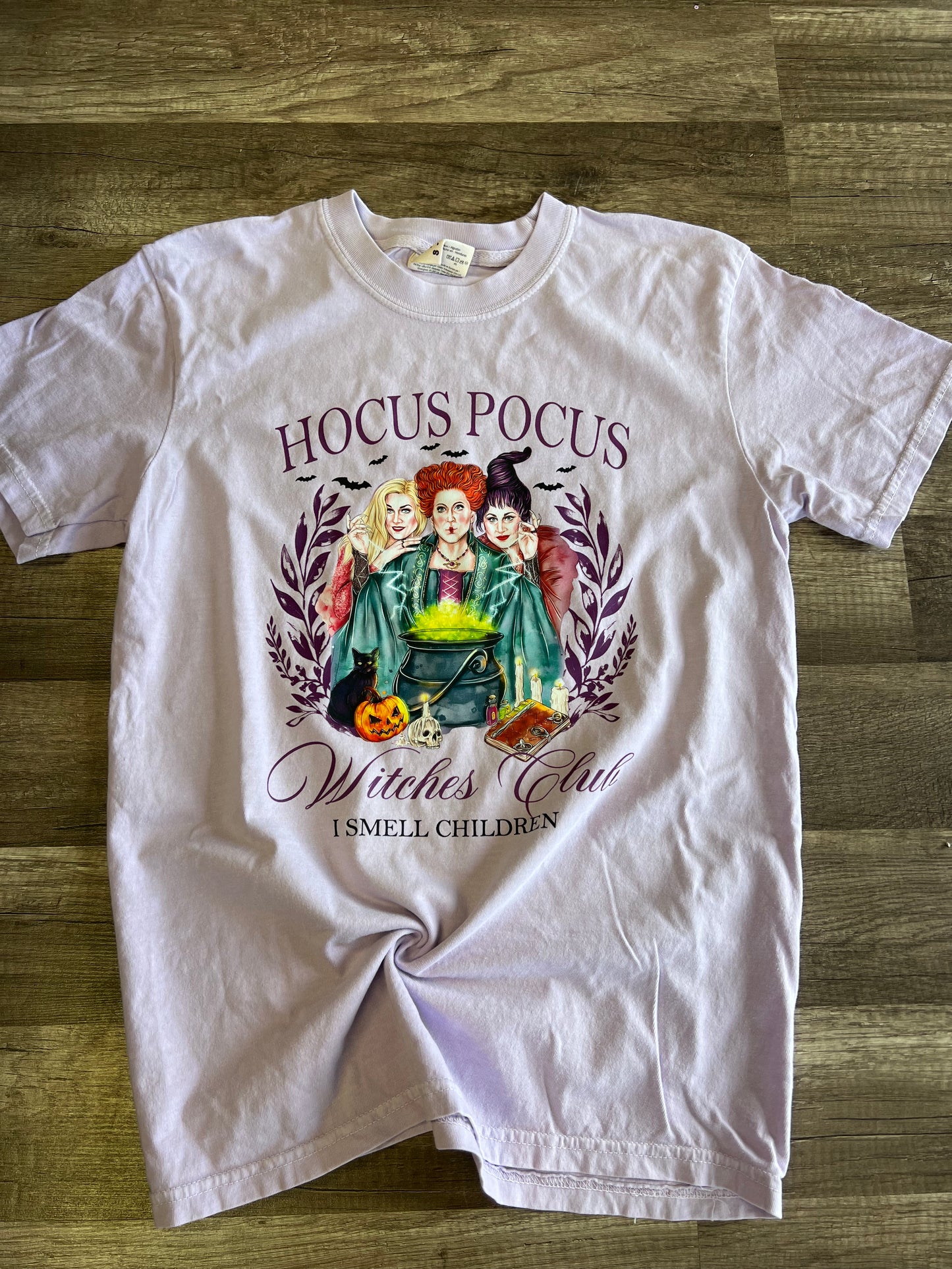 Hocus Pocus Witches club purple cc tee