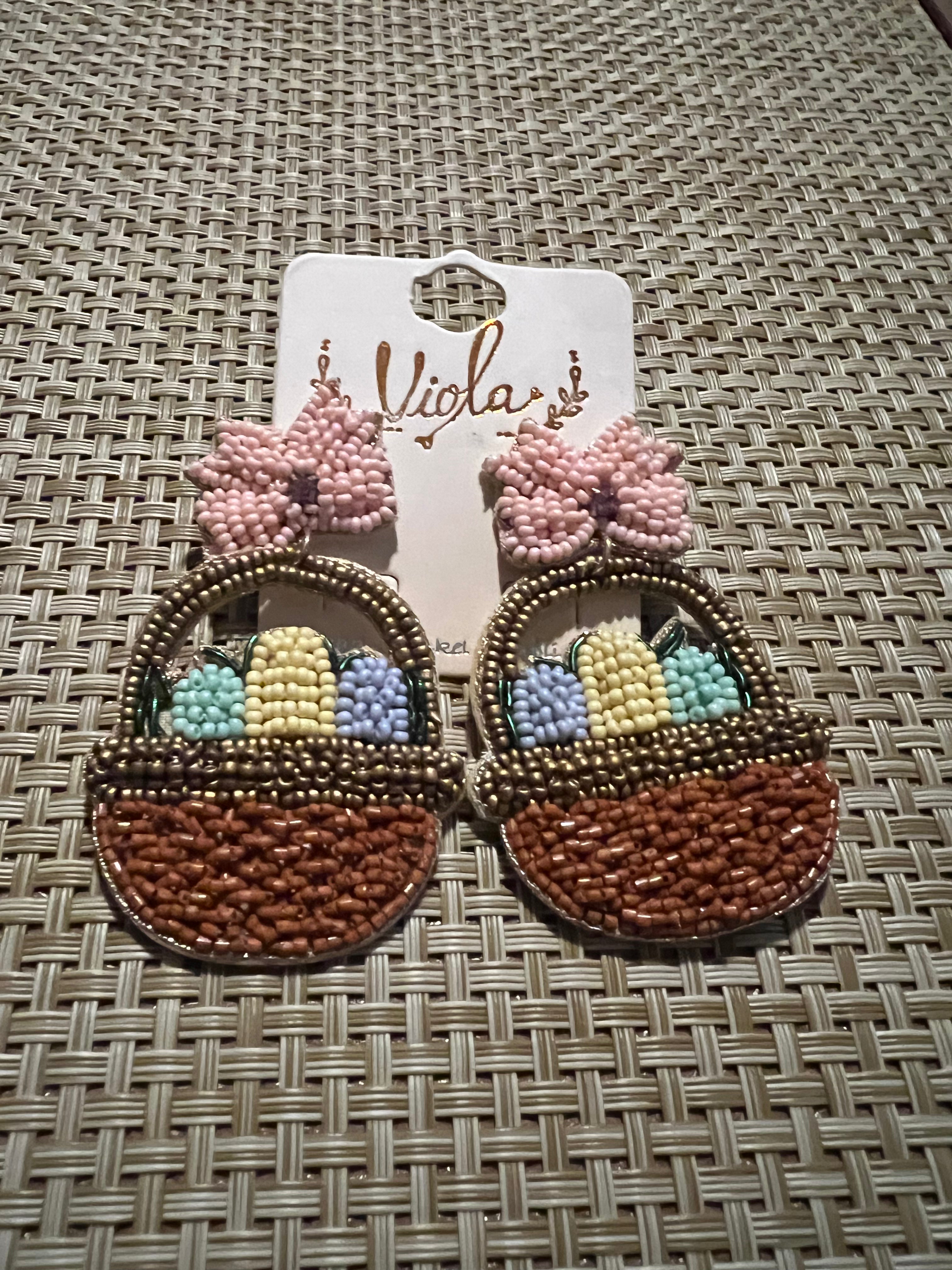 Beaded Easter Basket