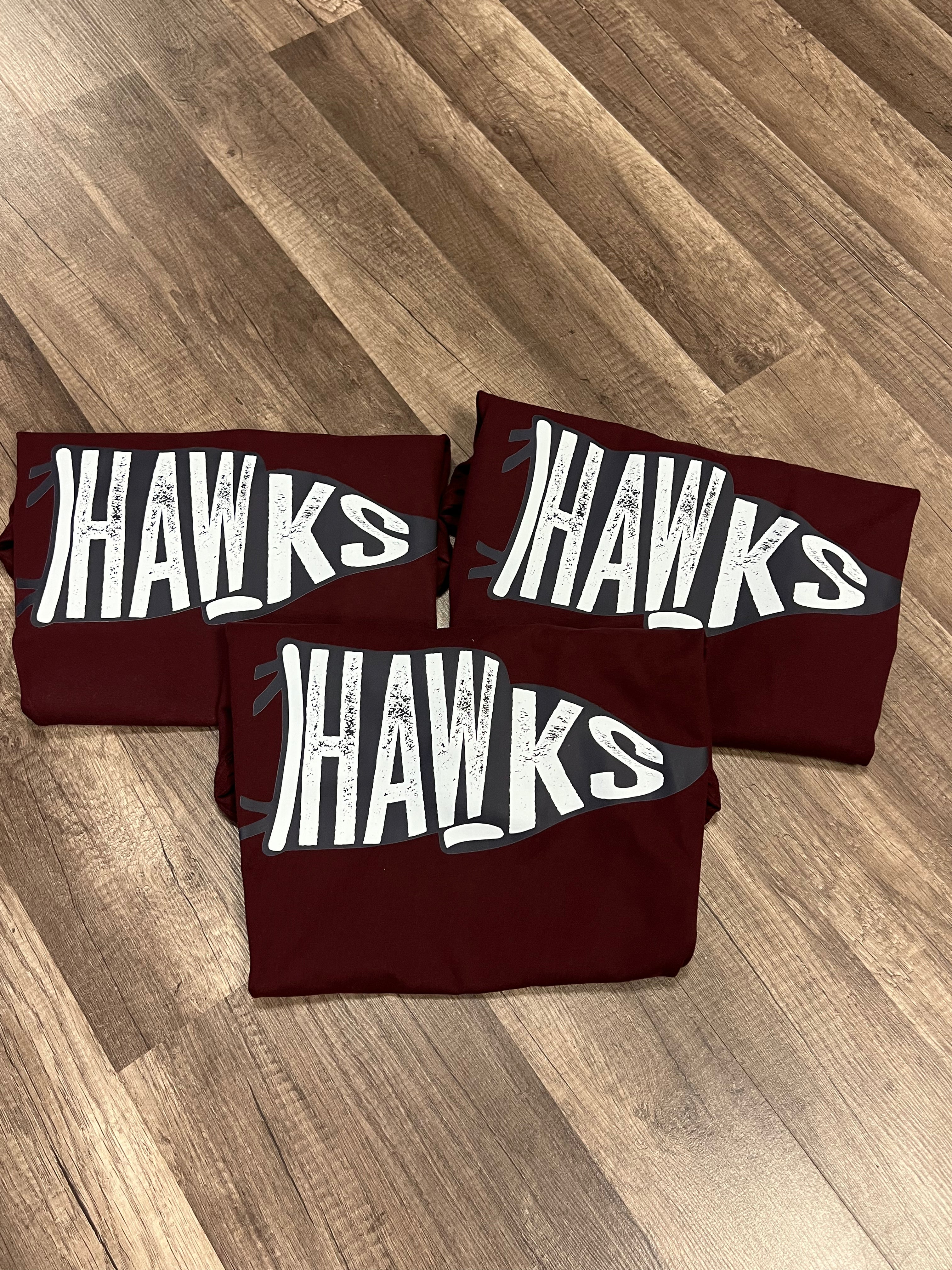 Hillgrove Hawks flag tee