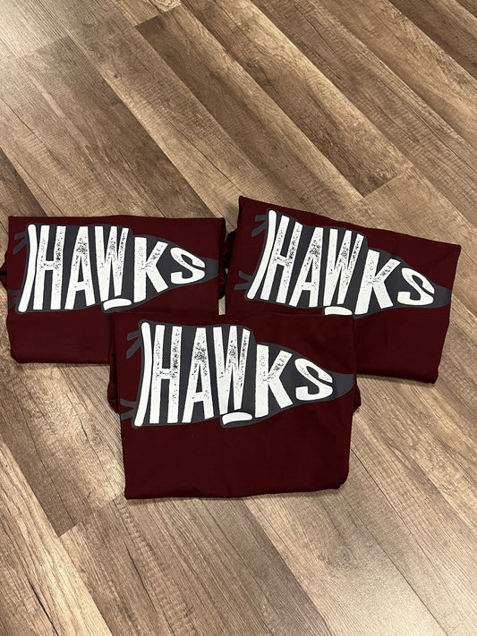 Hillgrove Hawks flag tee