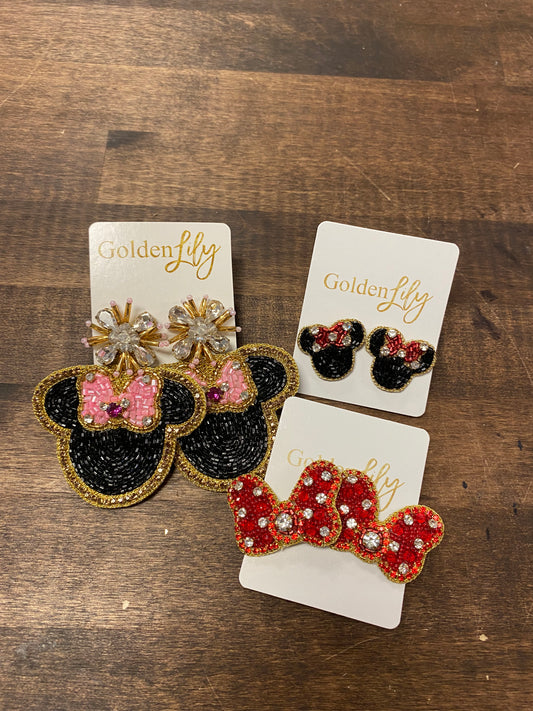 Minnie Mouse Earrings