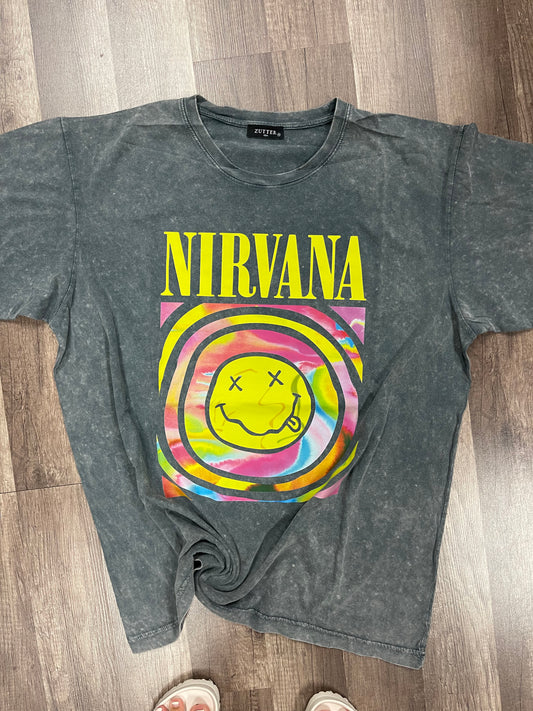 Acid Wash Nirvana Tee