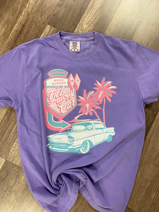 Get Away Car Cc Tee