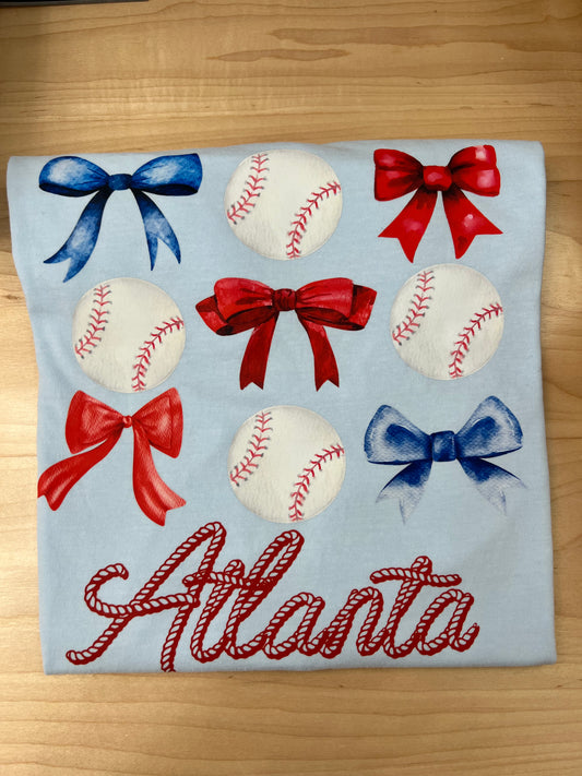 Atlanta Ball & Bows Youth Tee