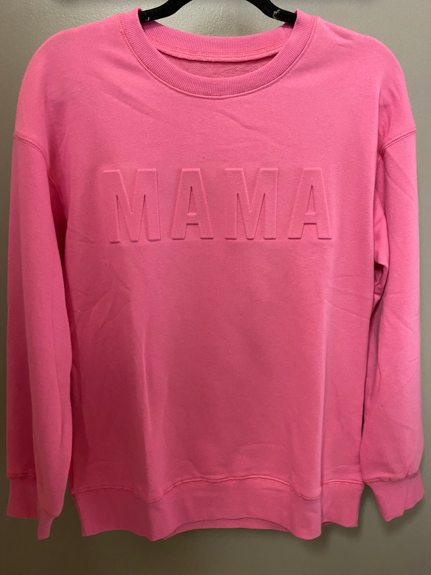 Embossed Pink Mama Sweatshirt