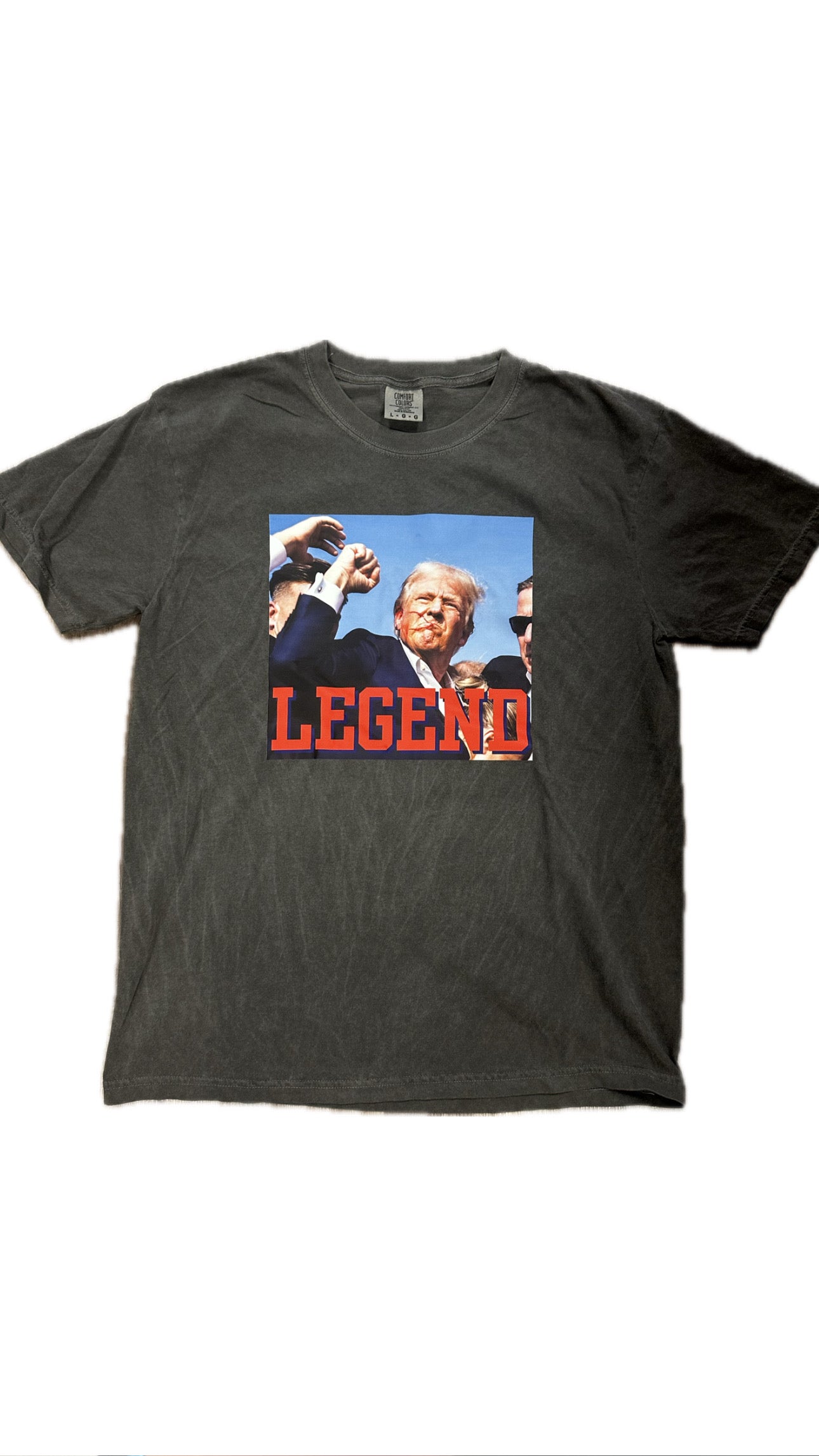 Trump shot legend tee