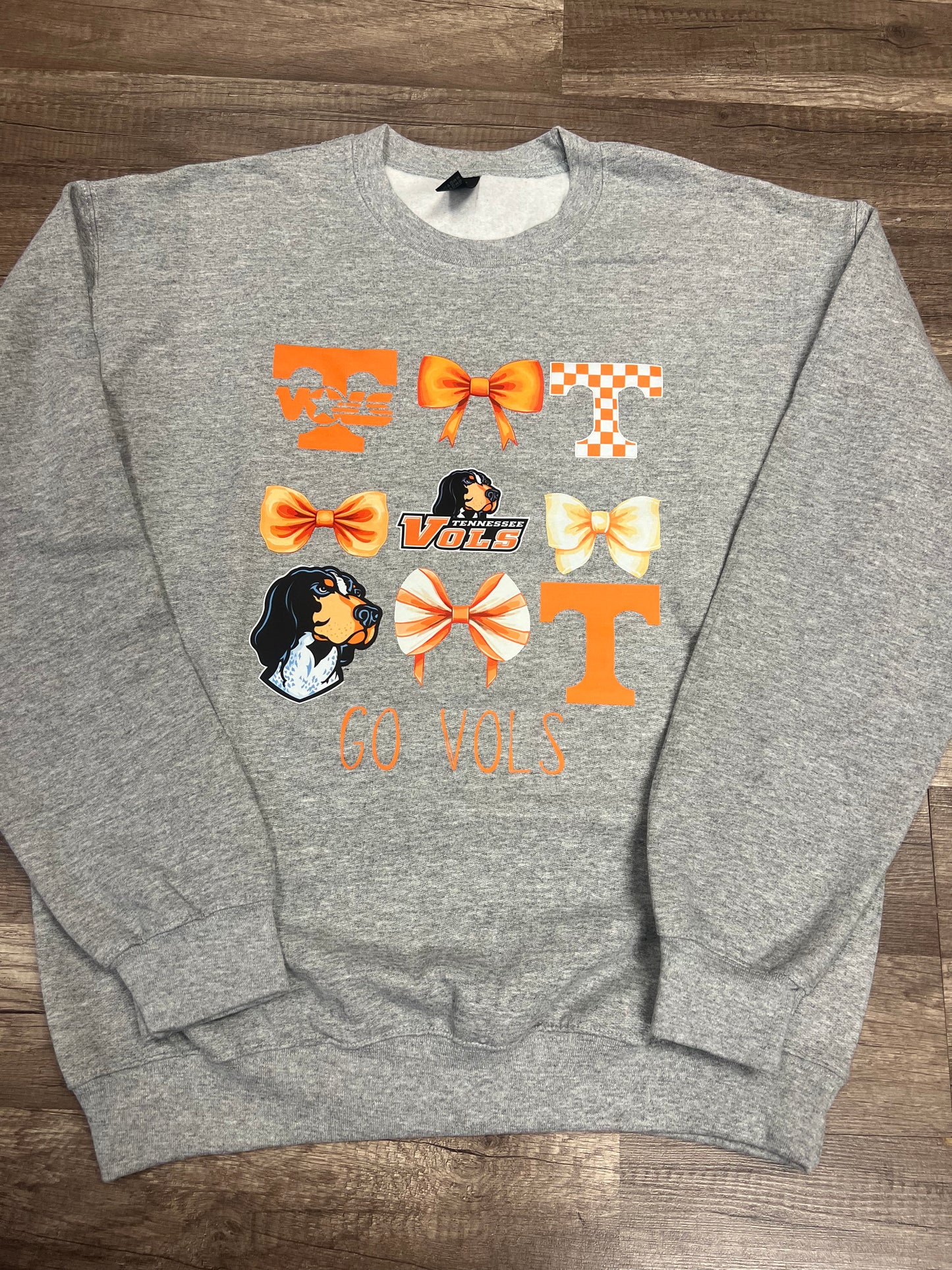 Tennessee Volunteers bow collage sweatshirt