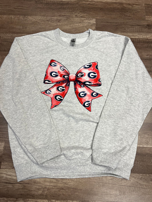 Georgia Big Bow sweatshirt