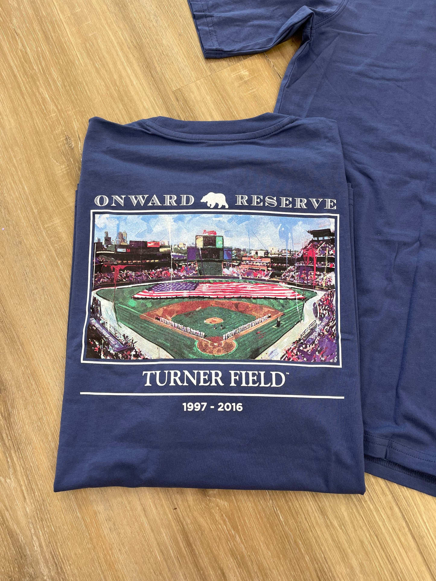 Turner Field Short Sleeve Onward Reserve Pocket Tee - Dark Denim