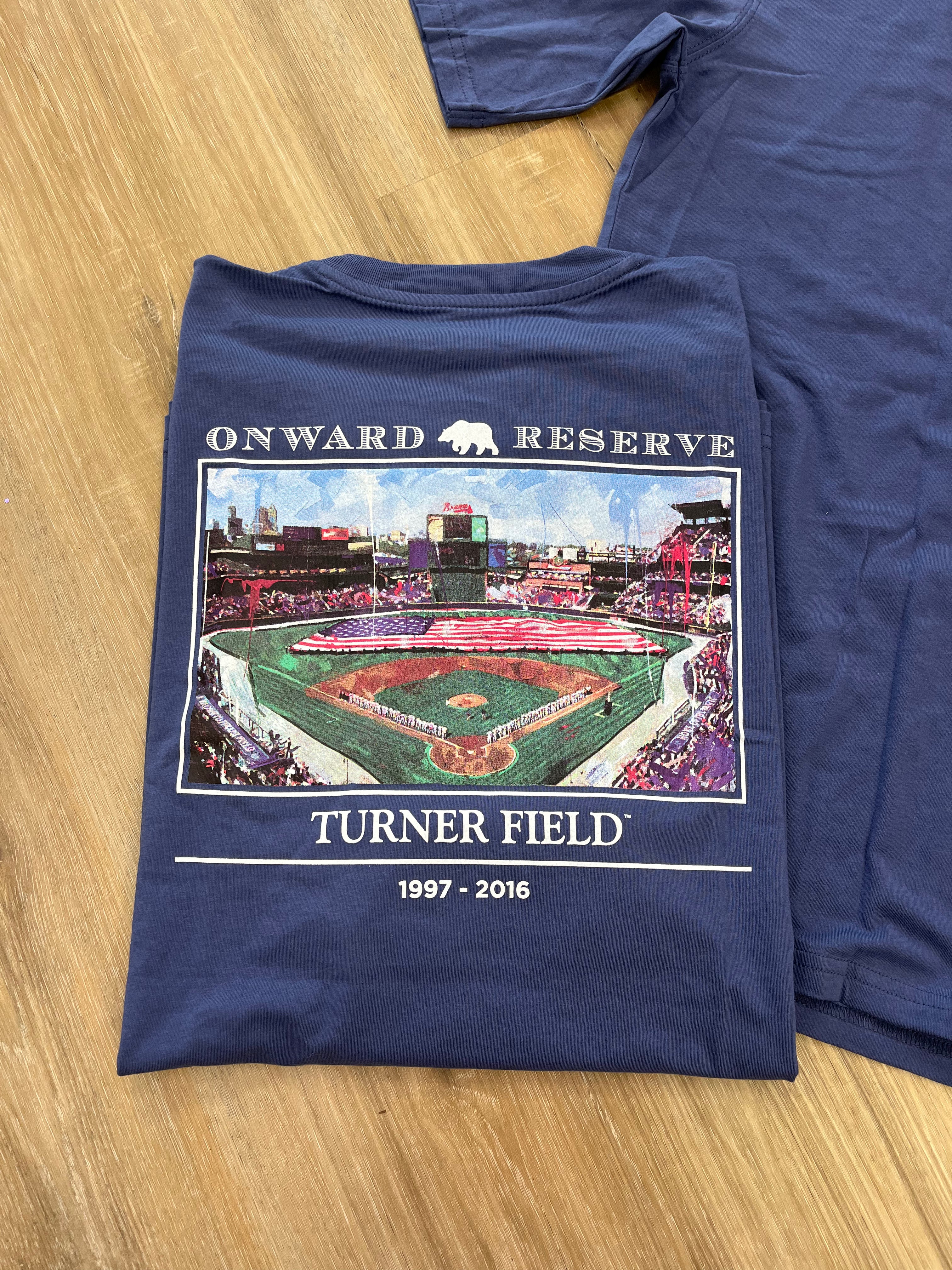 Turner Field Short Sleeve Onward Reserve Pocket Tee - Dark Denim