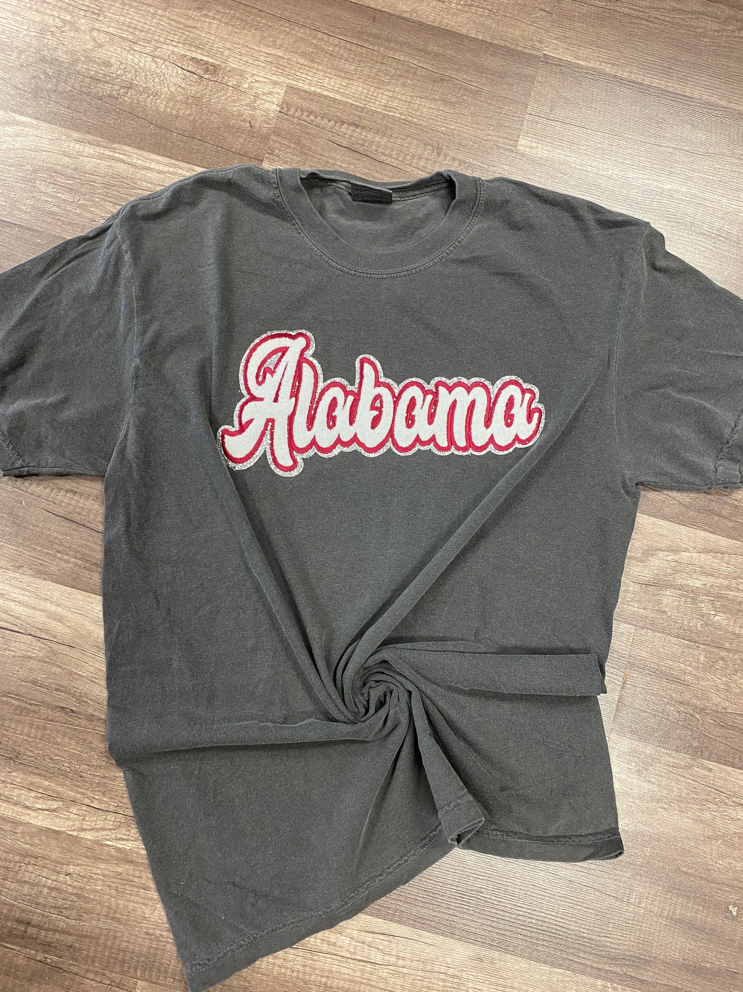 Alabama Chenille Patch Embroidered Tee